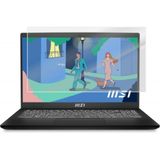 Engo Msi Modern 15 B12MO 15.6 İnç İle Uyumlu Mat Ekran Koruyucu Notebook, Yansıma Ve Parlama Önleyici Parmak İzi Bırakmayan Laptop Koruma, 9H Temperli Kırılmaz Esnek Nano Cam 16:9