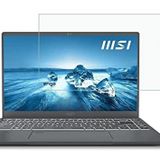 Engo Msi Prestige 14 Evo 14 İnç İle Uyumlu Ekran Koruyucu Notebook, 9H Temperli Kırılmaz Esnek Nano Cam, Çizilmeye Ve Darbeye Dayanıklı Laptop Koruma, HD Şeffaf
