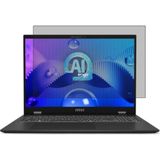 Engo Msi Prestige 16 Ai Evo B1Mg 16 İnç İle Uyumlu Hayalet Ekran Koruyucu Notebook, Yandan Görünmeyen Anti-Spy Gizlilik (Privacy) Laptop Koruması, 9H Nano Kırılmaz Esnek Cam, Parlama Önleyici 16:10
