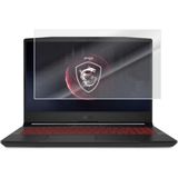 Engo Msi Pulse GL66 11UEK 15.6 İnç İle Uyumlu Mat Ekran Koruyucu Notebook, Yansıma Ve Parlama Önleyici Parmak İzi Bırakmayan Laptop Koruma, 9H Temperli Kırılmaz Esnek Nano Cam 16:9