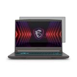 Engo Msi Thin 15 B12UC 15.6 İnç İle Uyumlu Hayalet Ekran Koruyucu Notebook, Yandan Görünmeyen Anti-Spy Gizlilik (Privacy) Laptop Koruması, 9H Temperli Nano Kırılmaz Esnek Cam, Parlama Önleyici