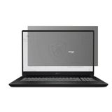 Engo Msi WS76 11UM 17.3 İnç İle Uyumlu Hayalet Ekran Koruyucu Notebook, Yandan Görünmeyen Anti-Spy Gizlilik (Privacy) Laptop Koruması, 9H Temperli Nano Kırılmaz Esnek Cam, Parlama Önleyici 16:9