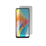Engo Oppo İle Uyumlu A78 İle Uyumlu Hayalet Ekran Koruyucu, Yandan Görünmeyen Anti-Spy Gizlilik (Privacy) Koruması, 9H Temperli Nano Kırılmaz Esnek Cam, Parlama ve Parmak İzi Önleyici