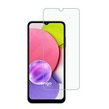 Engo Samsung Galaxy A03S İle Uyumlu Ekran Koruyucu 9H Temperli Kırılmaz Esnek Nano Cam, Çizilmeye Dayanıklı Koruma, HD Şeffaf