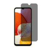 Engo Samsung Galaxy A14 İle Uyumlu Hayalet Ekran Koruyucu, Yandan Görünmeyen Anti-Spy Gizlilik (Privacy) Koruması, 9H Temperli Nano Kırılmaz Esnek Cam, Parlama ve Parmak İzi Önleyici