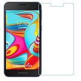 Engo Samsung Galaxy A2 Core İle Uyumlu Ekran Koruyucu 9H Temperli Kırılmaz Esnek Nano Cam, Çizilmeye Dayanıklı Koruma, HD Şeffaf