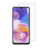 Engo Samsung Galaxy A23 İle Uyumlu Ekran Koruyucu 9H Temperli Kırılmaz Esnek Nano Cam, Çizilmeye Dayanıklı Koruma, HD Şeffaf