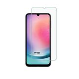 Engo Samsung Galaxy A24 İle Uyumlu Ekran Koruyucu 9H Temperli Kırılmaz Esnek Nano Cam, Çizilmeye Dayanıklı Koruma, HD Şeffaf