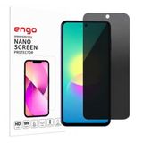 Engo Samsung Galaxy A27 5G İle Uyumlu Hayalet Ekran Koruyucu, Yandan Görünmeyen Anti-Spy Gizlilik (Privacy) Koruması, 9H Temperli Nano Kırılmaz Esnek Cam, Parlama Ve Parmak İzi Önleyici