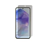 Engo Samsung Galaxy A55 5G İle Uyumlu Hayalet Ekran Koruyucu, Yandan Görünmeyen Anti-Spy Gizlilik (Privacy) Koruması, 9H Temperli Nano Kırılmaz Esnek Cam, Parlama ve Parmak İzi Önleyici SM-A556E
