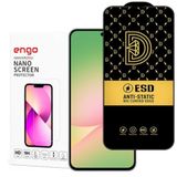 Engo Samsung Galaxy A56 İle Uyumlu Ekran Koruyucu Antistatik 9H Temperli Kırılmaz Cam, Toz Tutmayan Parmak İzi Önleyici, 5D Tam Kaplayan Esd Koruma, Hd Şeffaf