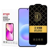 Engo Samsung Galaxy A57 İle Uyumlu Ekran Koruyucu Antistatik 9H Temperli Kırılmaz Cam, Toz Tutmayan Parmak İzi Önleyici, 5D Tam Kaplayan Esd Koruma, Hd Şeffaf