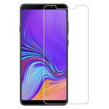 Engo Samsung Galaxy A7 2018 İle Uyumlu Ekran Koruyucu 9H Temperli Kırılmaz Esnek Nano Cam, Çizilmeye Dayanıklı Koruma, HD Şeffaf