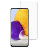 Engo Samsung Galaxy A72 İle Uyumlu Ekran Koruyucu 9H Temperli Kırılmaz Esnek Nano Cam, Çizilmeye Dayanıklı Koruma, HD Şeffaf