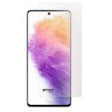 Engo Samsung Galaxy A73 İle Uyumlu Mat Ekran Koruyucu Parmak İzi Bırakmayan Yansıma Ve Parlama Önleyici Koruma, 9H Temperli Kırılmaz Esnek Nano Cam