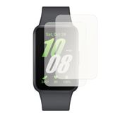 Engo Samsung Galaxy Fit3 İle Uyumlu Ekran Koruyucu, Tam Kaplayan Akıllı Saat Koruması, Çizilmeye Dayanıklı Tpu Koruma 2 Adet, Hd Şeffaf
