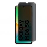 Engo Samsung Galaxy M06 İle Uyumlu Hayalet Ekran Koruyucu, Yandan Görünmeyen Anti-Spy Gizlilik (Privacy) Koruması, 9H Temperli Nano Kırılmaz Esnek Cam, Parlama ve Parmak İzi Önleyici 6.74 İnç