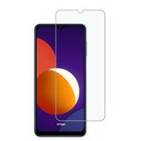Engo Samsung Galaxy M12 İle Uyumlu Ekran Koruyucu 9H Temperli Kırılmaz Esnek Nano Cam, Çizilmeye Dayanıklı Koruma, HD Şeffaf