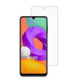 Engo Samsung Galaxy M22 İle Uyumlu Ekran Koruyucu 9H Temperli Kırılmaz Esnek Nano Cam, Çizilmeye Dayanıklı Koruma, HD Şeffaf