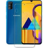Engo Samsung Galaxy M30S İle Uyumlu Ekran Koruyucu 9H Temperli Kırılmaz Esnek Nano Cam, Çizilmeye Dayanıklı Koruma, HD Şeffaf(6.4 İnç)