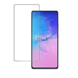 Engo Samsung Galaxy S10 Lite İle Uyumlu Ekran Koruyucu 9H Temperli Kırılmaz Esnek Nano Cam, Çizilmeye Dayanıklı Koruma, HD Şeffaf