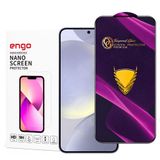 Engo Samsung Galaxy S25 / S24 İle Uyumlu Ekran Koruyucu Antistatik 9H Temperli Kırılmaz Cam, Toz Tutmayan Parmak İzi Önleyici, 5D Tam Kaplayan Esd Koruma, Hd Şeffaf