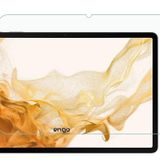 Engo Samsung Galaxy Tab S8 Plus 12.4 İnç İle Uyumlu Ekran Koruyucu 9H Temperli Kırılmaz Esnek Nano Cam, Çizilmeye Ve Darbeye Dayanıklı Koruma, HD Şeffaf Samsung SM-X800