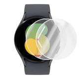 Engo Samsung Galaxy Watch 5 45mm İle Uyumlu Ekran Koruyucu, Tam Kaplayan Akıllı Saat Koruması, Çizilmeye Dayanıklı Tpu Koruma 2 Adet, Hd Şeffaf