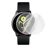 Engo Samsung Galaxy Watch Active İle Uyumlu Ekran Koruyucu, Tam Kaplayan Akıllı Saat Koruması, Çizilmeye Dayanıklı Tpu Koruma 2 Adet, Hd Şeffaf