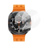 Engo Samsung Galaxy Watch Ultra 47mm İle Uyumlu Ekran Koruyucu, Tam Kaplayan Akıllı Saat Koruması, Çizilmeye Dayanıklı Tpu Koruma 2 Adet, Hd Şeffaf