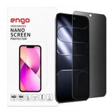 Engo Tecno Spark 50 5G İle Uyumlu Hayalet Ekran Koruyucu, Yandan Görünmeyen Anti-Spy Gizlilik (Privacy) Koruması, 9H Temperli Nano Kırılmaz Esnek Cam, Parlama ve Parmak İzi Önleyici (KN8)