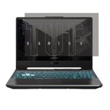 Engo Tuf Gaming F15 15.6 İnç İle Uyumlu Hayalet Ekran Koruyucu Notebook, Yandan Görünmeyen Anti-Spy Gizlilik (Privacy) Laptop Koruması, 9H Temperli Nano Kırılmaz Esnek Cam, Parlama Önleyici