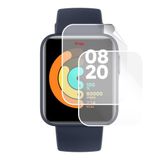 Engo Xiaomi Mi Watch Lite İle Uyumlu Ekran Koruyucu, Tam Kaplayan Akıllı Saat Koruması, Çizilmeye Dayanıklı Tpu Koruma 2 Adet, Hd Şeffaf