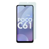 Engo Xiaomi Poco C61 İle Uyumlu Ekran Koruyucu 9H Temperli Kırılmaz Esnek Nano Cam, Çizilmeye Dayanıklı Koruma