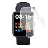 Engo Xiaomi Redmi Watch 2 Lite İle Uyumlu Ekran Koruyucu, Tam Kaplayan Akıllı Saat Koruması, Çizilmeye Dayanıklı Tpu Koruma 2 Adet, Hd Şeffaf