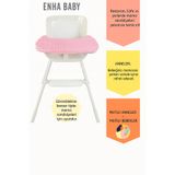 ENHA BABY Mama Sandalyesi Örtüsü Ve Taşıma Kılıfı -Pembe-