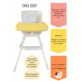 ENHA BABY Mama Sandalyesi Örtüsü Ve Taşıma Kılıfı -Sarı-