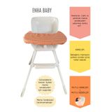 ENHA BABY Mama Sandalyesi Örtüsü Ve Taşıma Kılıfı -turuncu-