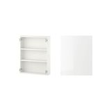 ENHET banyo duvar dolabı, beyaz-parlak cila beyaz beyaz-parlak cila beyaz 60x15x75 cm