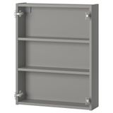 ENHET banyo duvar dolabı iskeleti, gri gri 60x15x75 cm
