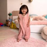 Enhitbaby Çift Kat Müslin Uyku Tulumu, Pamuk, , Rahat Kalıp - 3 - 4 Yaş - Pembe
