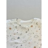 Enhitbaby Çocuk Pijama Takımı | 2 Tog | %100 Pamuk - 3 Iplik - Çift Kat - 00-Beyaz - 2 - 4 Yaş