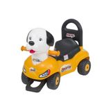 ENHOŞ OYUNCAK Unisex Sarı Pedalsız Köpek Kafalı Araba