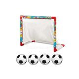 Enhoştoys Oyuncak Minyatür Futbol Kalesi Seti 4 top hediye