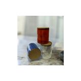 Eni Dizayn Saklama Kabı Cam 3’lü Set Mantarlı,organizer,baharatlık,kutu - Çok Renkli - 3 Adet - 750 ml
