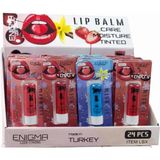 Enigma Dudak Nemlendirici Lip Balm - Çilek, Vişne ve Vanilya Aromalı Seçenekleriyle Çatlak Karşıtı Günlük Dudak Bakım Kremi (Çilek)