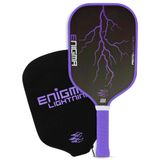 Enigma Pickleball Proto-Yıldırım Turşu Kürek, 16mm Petek Polimer Çekirdekli Termoform Ham Karbon Fiber Pickleball Kürek, Gelişmiş Güç Kontrolü ve Maksimum Döndürme, ABD Pickleball Onaylandı