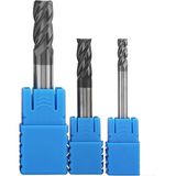 EnigmaticE Adet 4 6 8 mm Karbür Uçlu Değirmen 4 Flüt Uçlu Freze Seti Freze Kesicisi Takım Kiti Cnc Karbür Freze Kesicisi Spiral Freze Uçları (Yurt Dışından) - Siyah