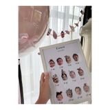 eninaco Kişiye Özel 1 Yaş Panosu İlk Yıl Anı Tablo 12 Aylık Bebek Gelişim Fotoğraf Çerçevesi 21X30CM