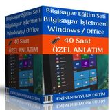 Enine Boyuna Bilgisayar Eğitim Seti 40 Saat Özel Anlatım